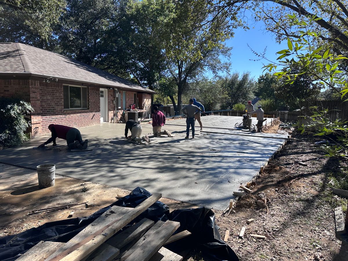 Concrete Slab Construction for Concrete Jungle in Dallas, TX