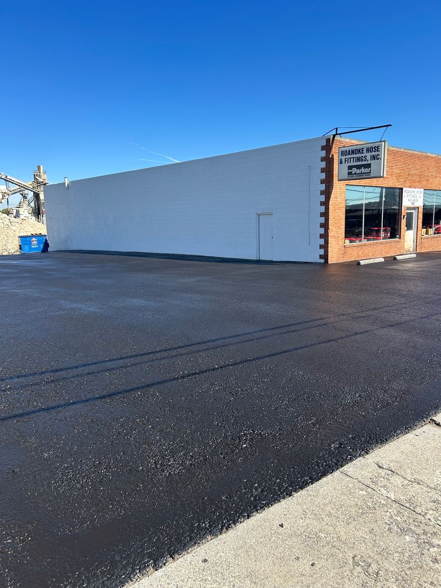 Sealcoating for James R Carter Paving in Roanoke, VA