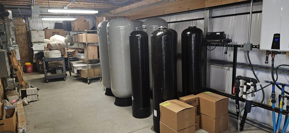 Water softener installation for The Water Guy in Billings, MT