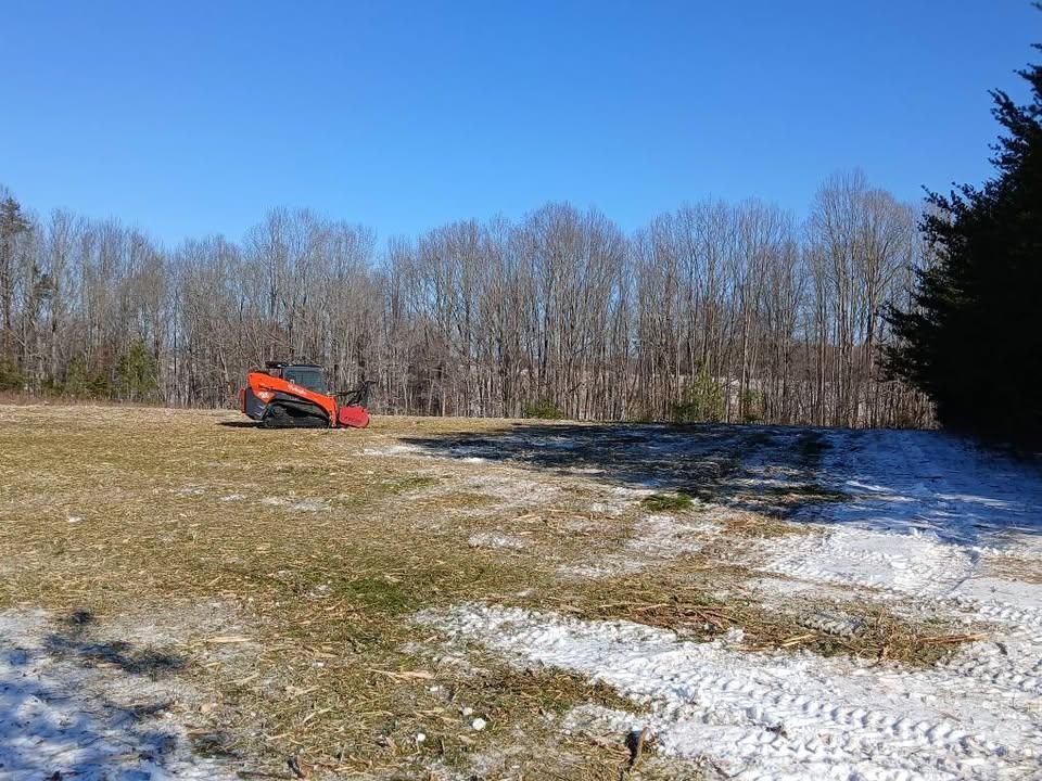 Site Preparation for Whiskey Ridge Mulching & Land Services in South Boston, VA