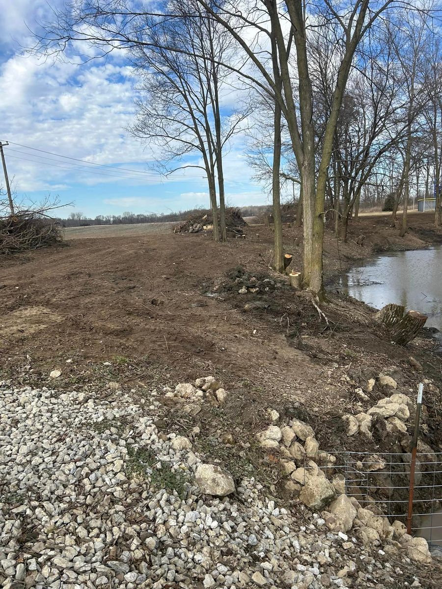 Forestry Mulching for Mike Wilcoxson Excavating & Well Drilling in Pierceton,  IN