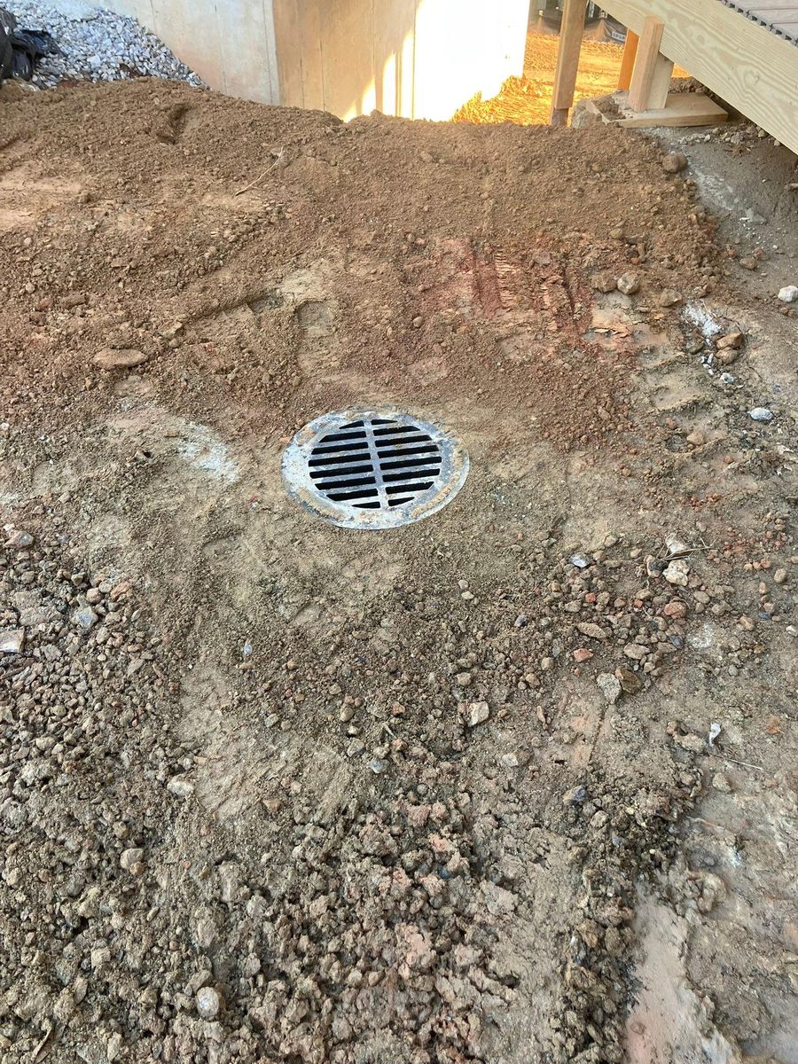 Drainage Installation for Gibson Grade Works in Towns County, GA