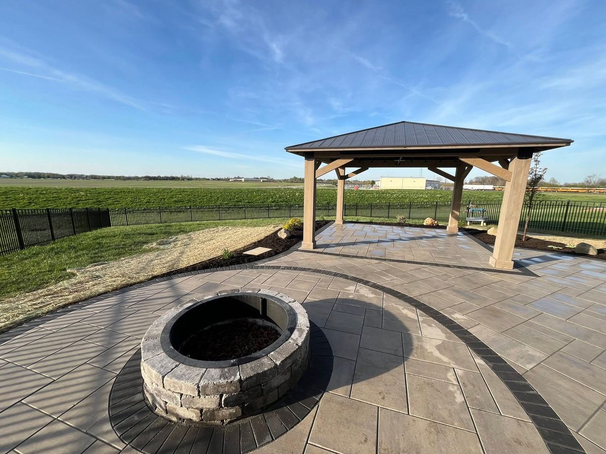 Deck Installation for Shaw Landscape and Design in Greenfield, IN