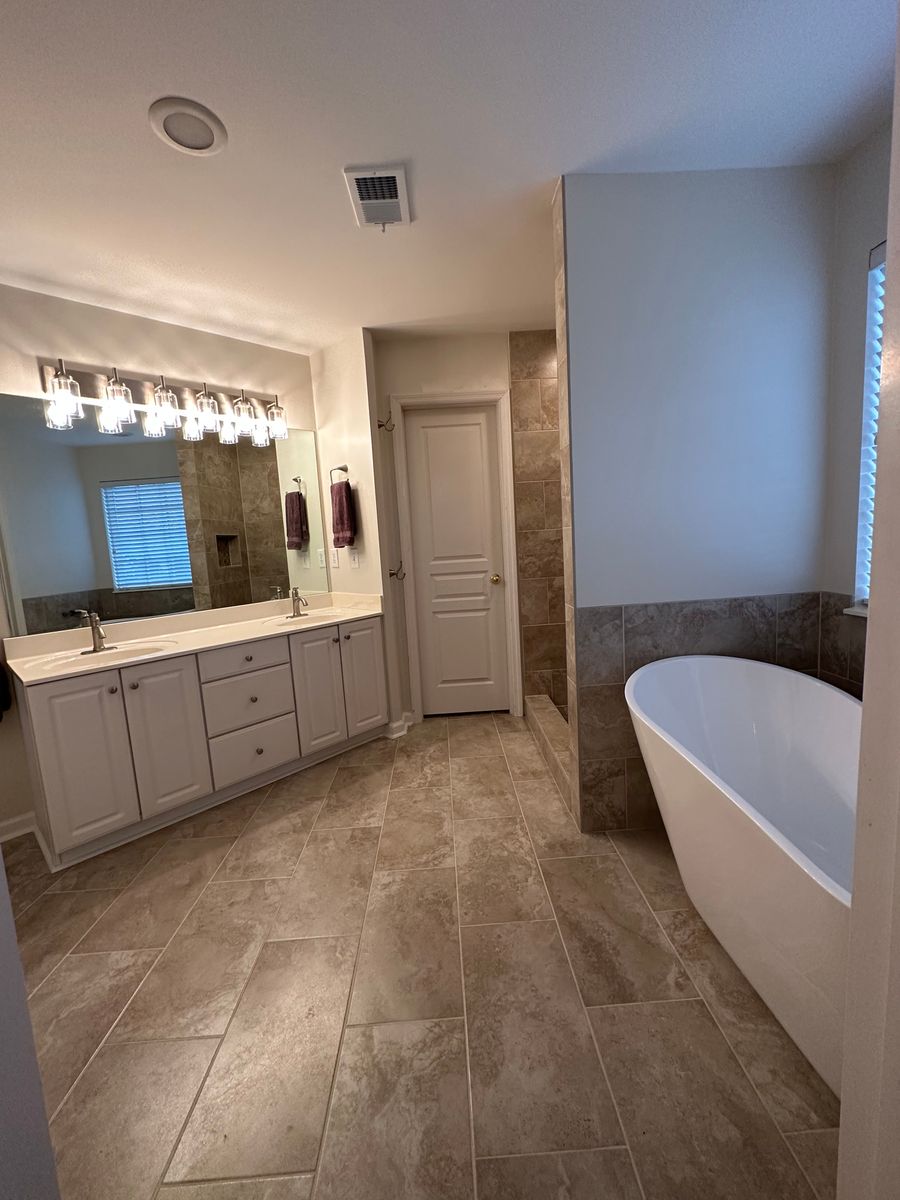 Bathroom Renovation for GR Home Specialist, LLC in Antioch, TN