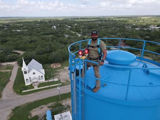 WaterTower Lighting for LUX Electric in Floresville, TX