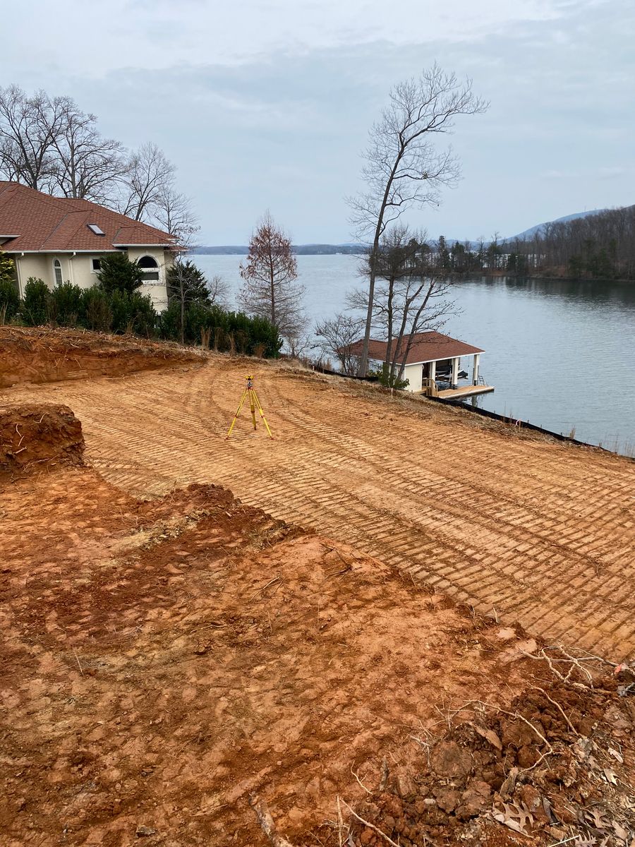 Excavation for Lanier Excavating LLC in Bedford County, VA