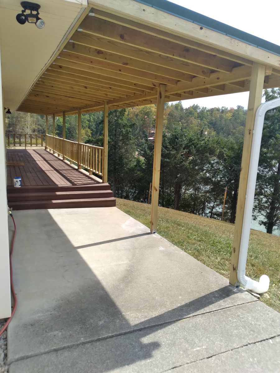 Deck Installation for The Handyman Viking in Dandridge, TN