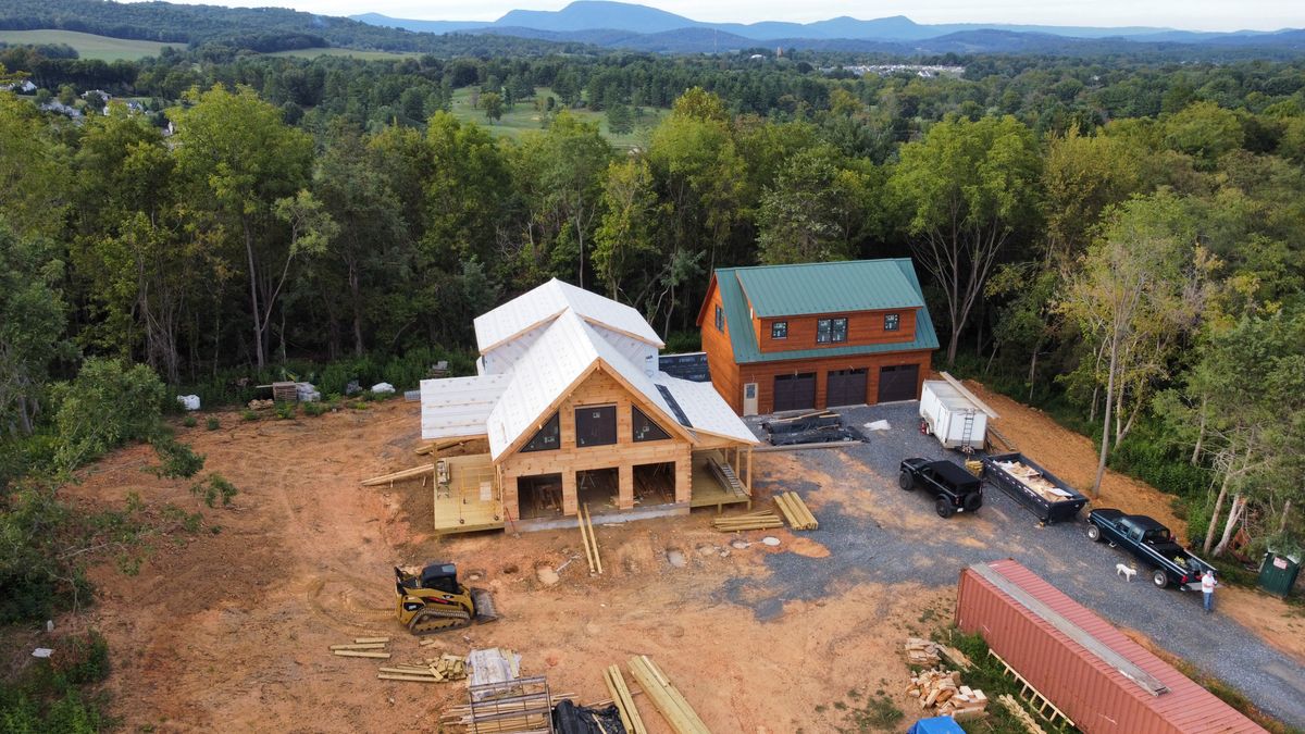 New Home Construction for Rockbridge Home and Barns in Rockbridge County, VA