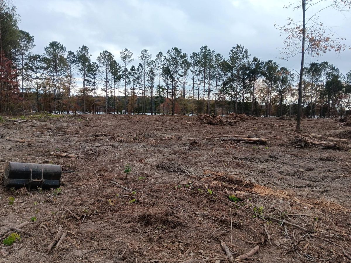 Land clearing and site preparation for Forrest Plumbing and Septic Service LLC in Summerville, GA