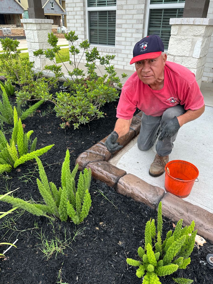 Landscaping for Texas Curb N Borders in Houston, TX