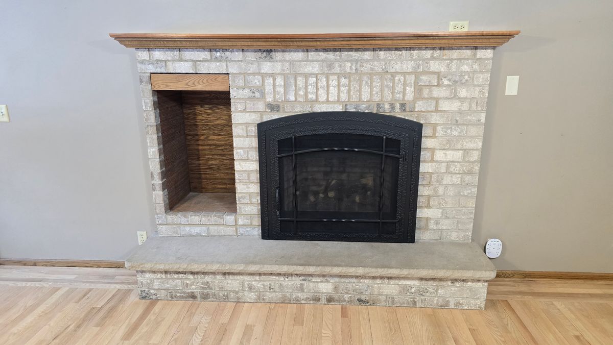 Brickwork for J&J Masonry and Concrete in Escanana, MI