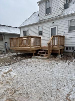 Deck Installation for Daggett Construction in Sioux Falls, SD