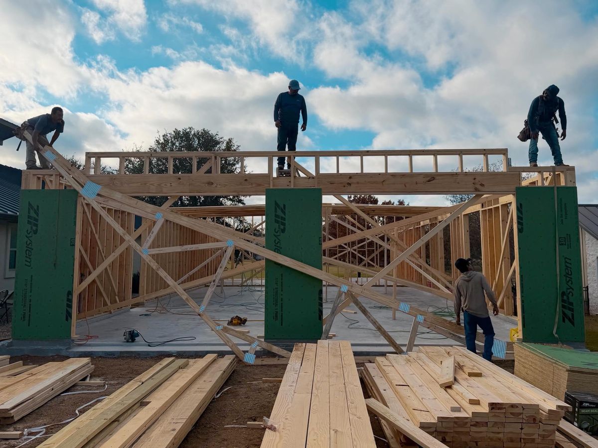 Custom Home Design for JDJ Contractors in Marble Falls, TX