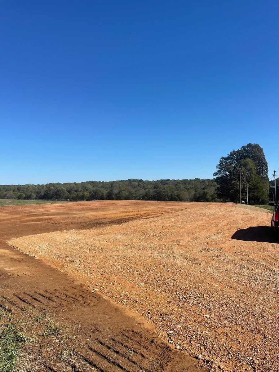 Site Preparation for Maness Trucking & Excavation in Lexington, TN