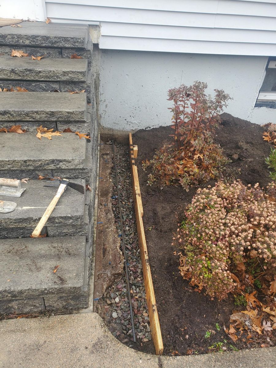 Step Installation for James T. Coughlan Restoration in Brockton, MA