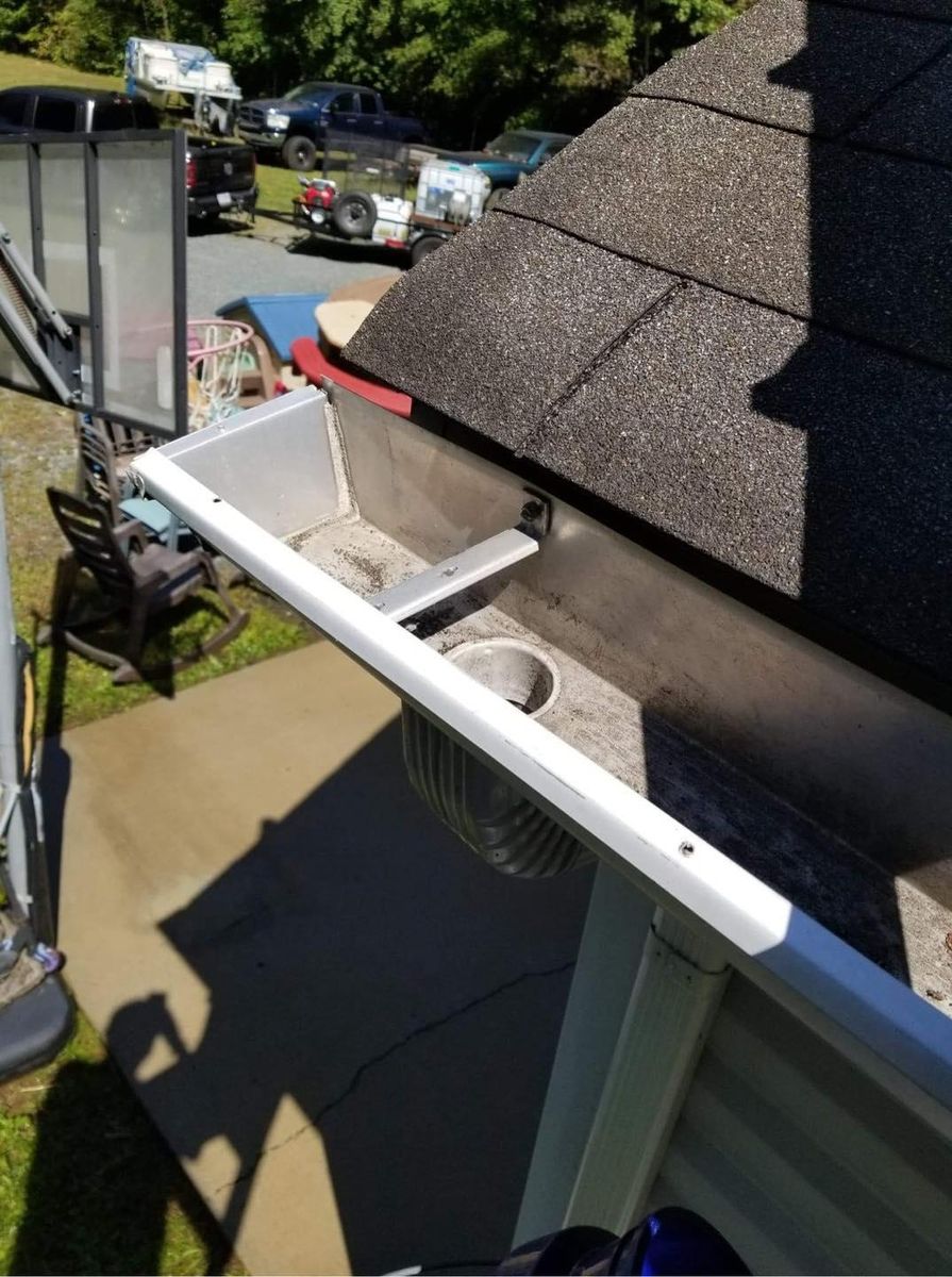 Gutter Guard Installation for Performance Pressure & Soft Washing, LLC in Fredericksburg, VA