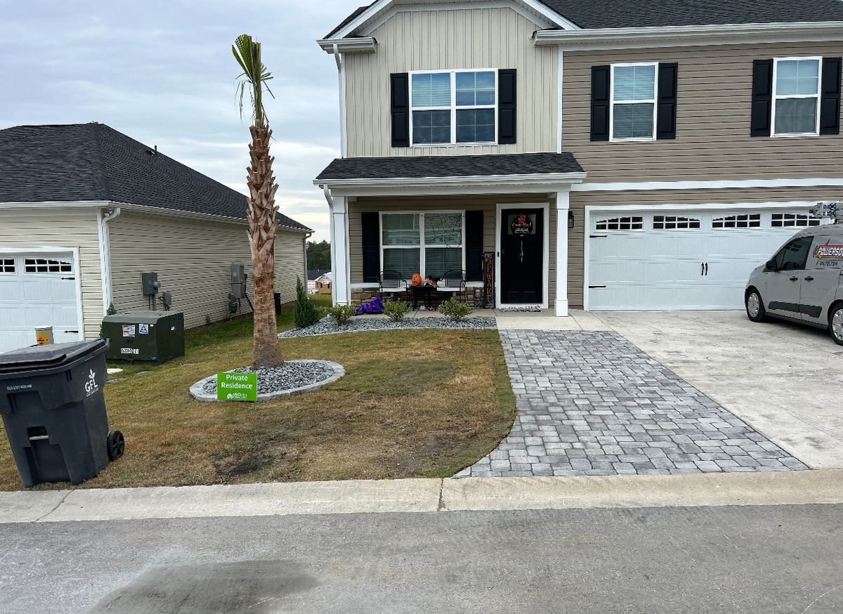 Landscape Installation for Trophy Outdoor Solutions in Lexington, SC