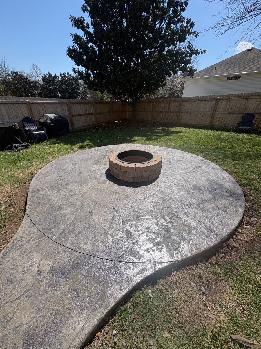 Stamped Concrete for Premier Concrete Scapes in Murfreesboro, TN