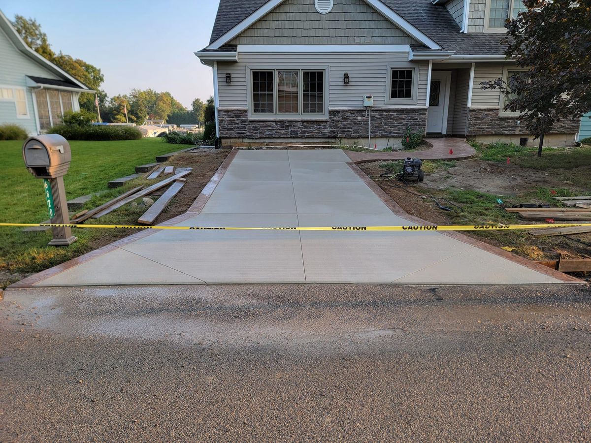 Concrete Driveways for JB WORX in Angola,, IN