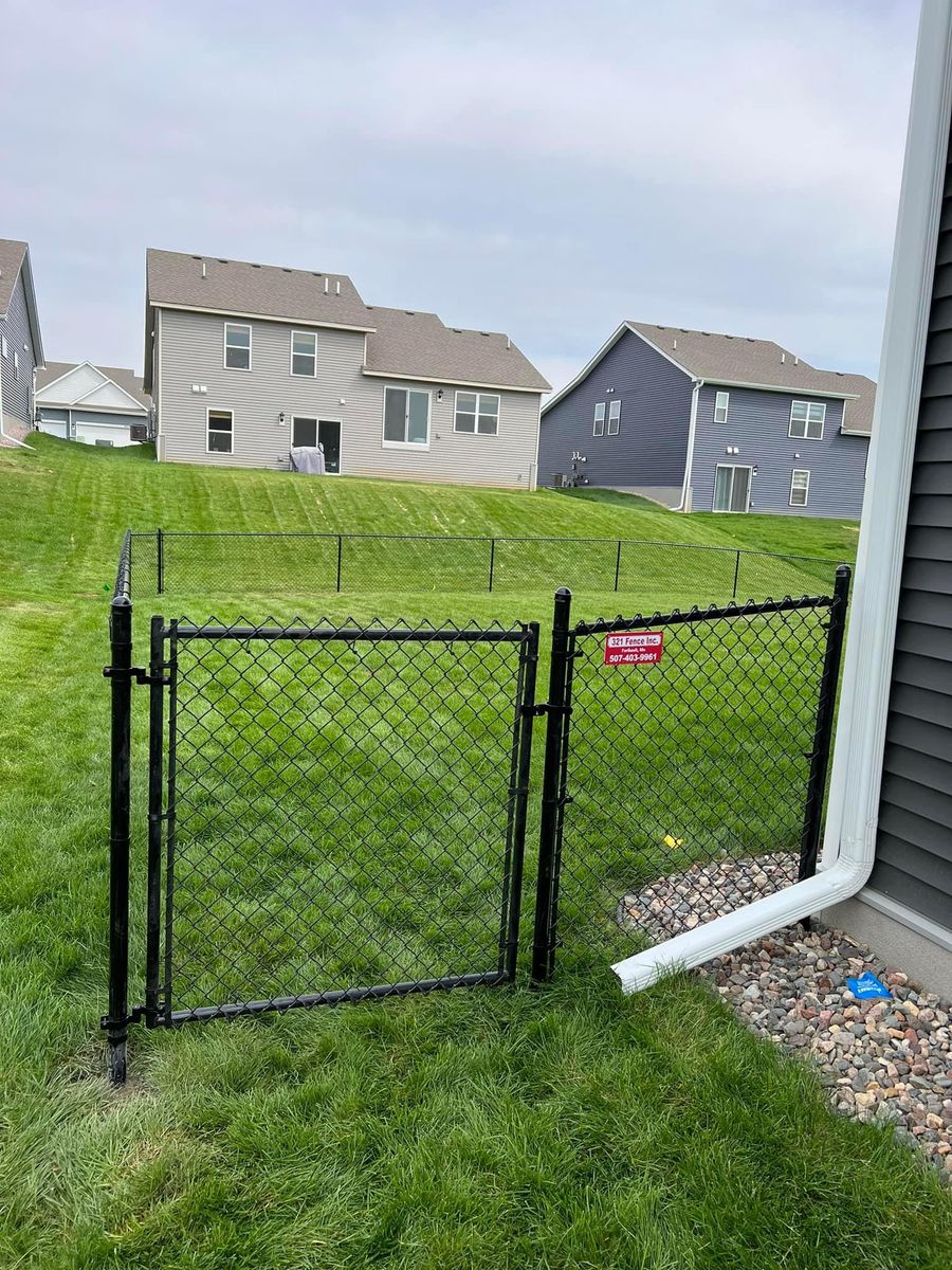 Chainlink Fence Installation for 321 Fence Inc. in Faribault, MN