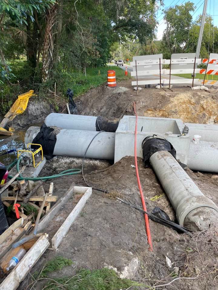 Storm Drain Installation for A Custom Curb & Borders in Sebring, FL