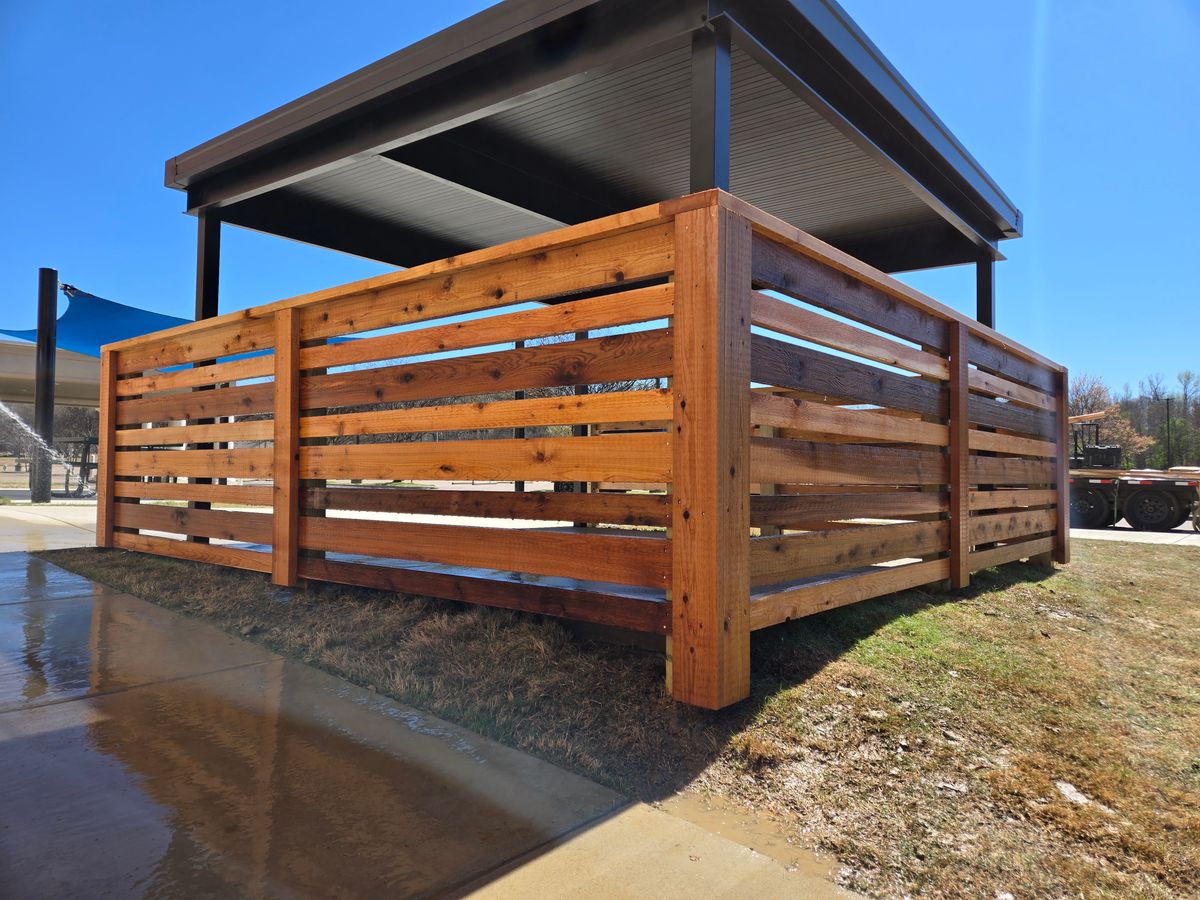 Fence Staining for Patriot Fence  in Oakland, TN