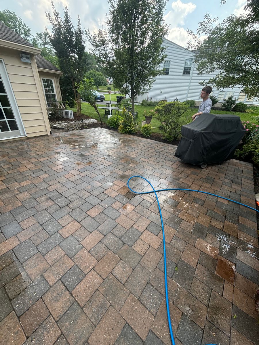 Paver Cleaning and Sealing for Creekside Power Washing & Painting in Aston Township, PA