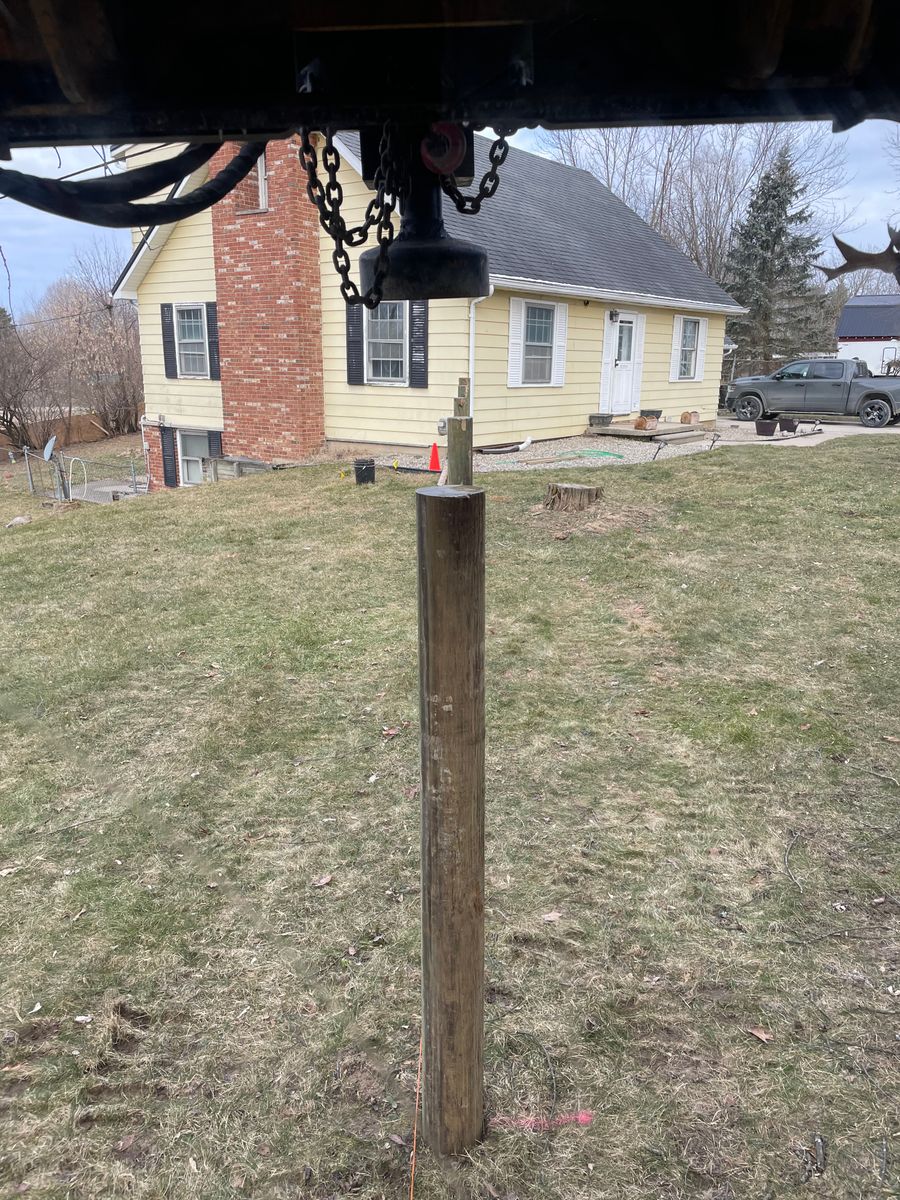 Fence Installation for TMF Services in Lapeer County, MI