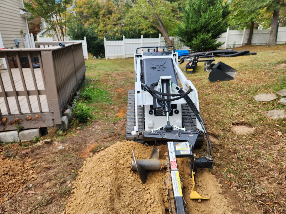 Swale Contruction for Drain My lawn in Monroe, NC