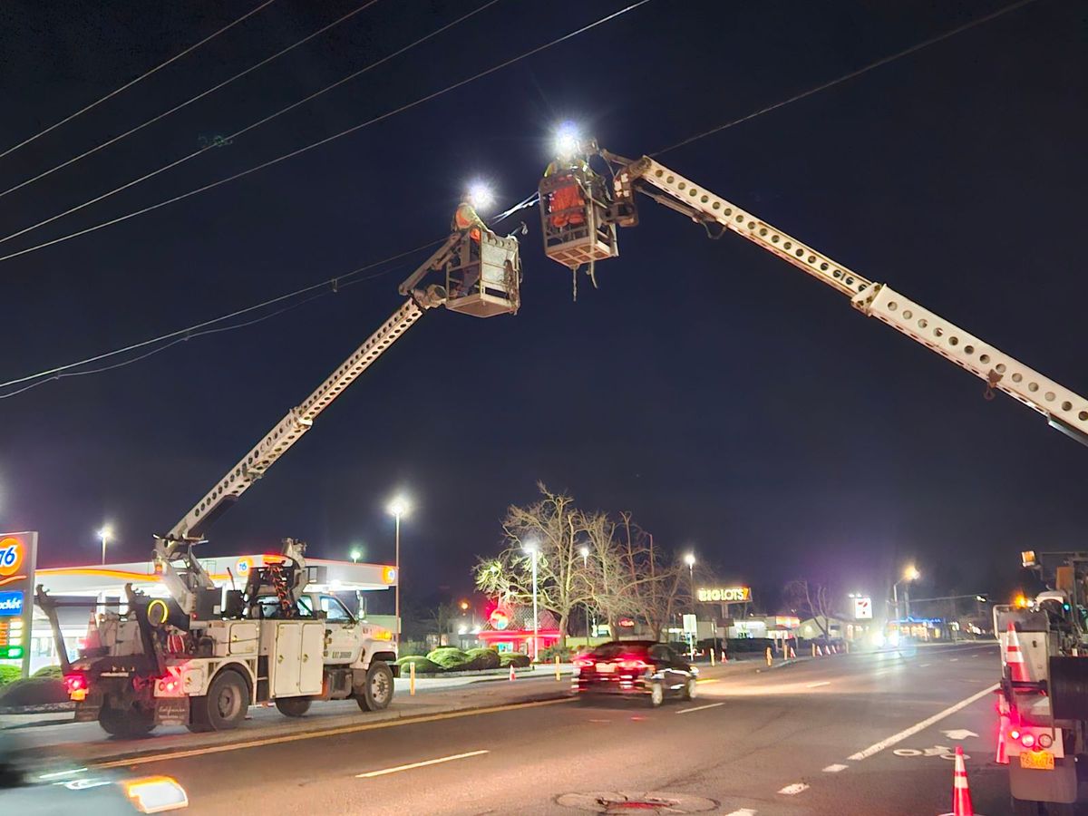 Communication Line Repairs for Hammons Construction LLC in Eugene, OR