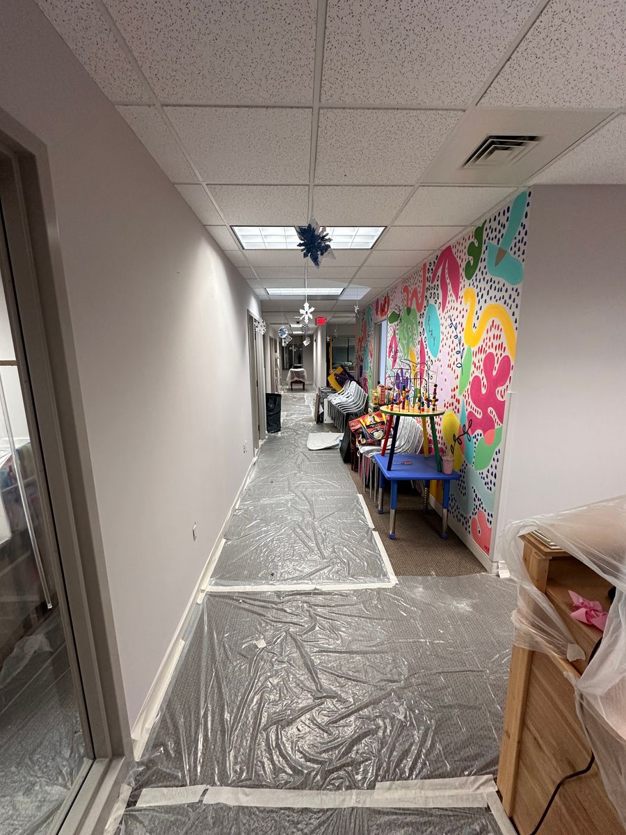 Business/Commercial painting for GW Painting Co. in Charlotte, NC