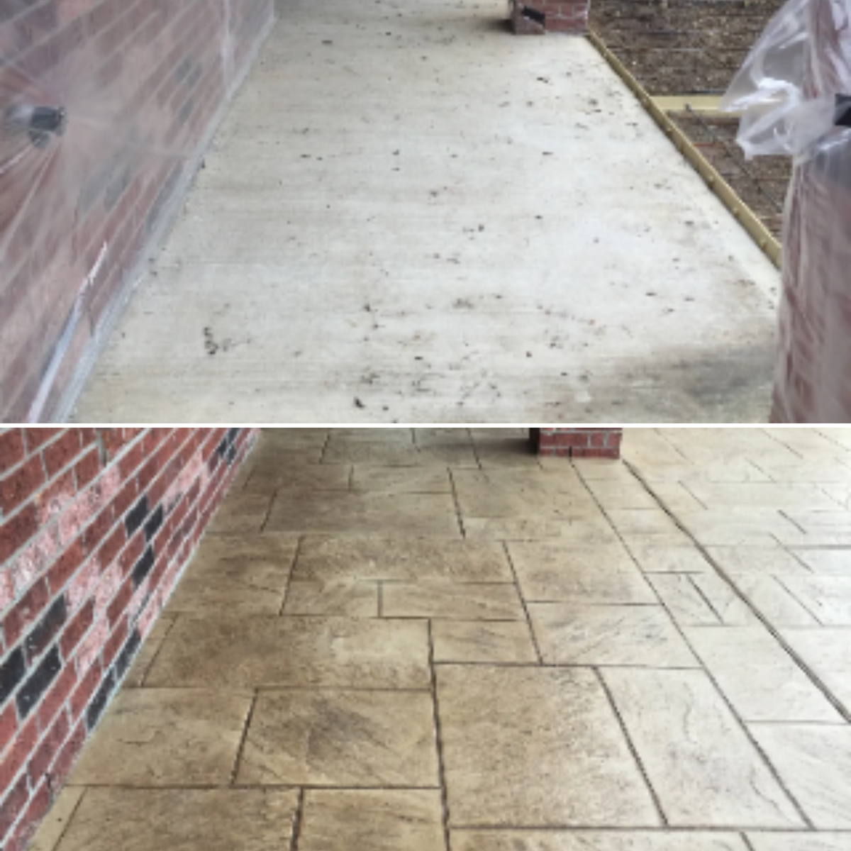 Concrete Resurfacing for Texas Curb N Borders in Houston, TX