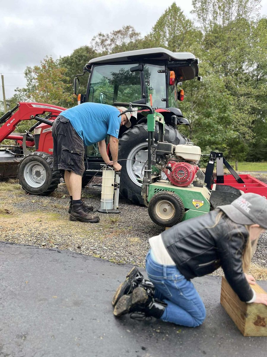 Hardscape Installation for John Page Landscaping in St. Mary's County, MD