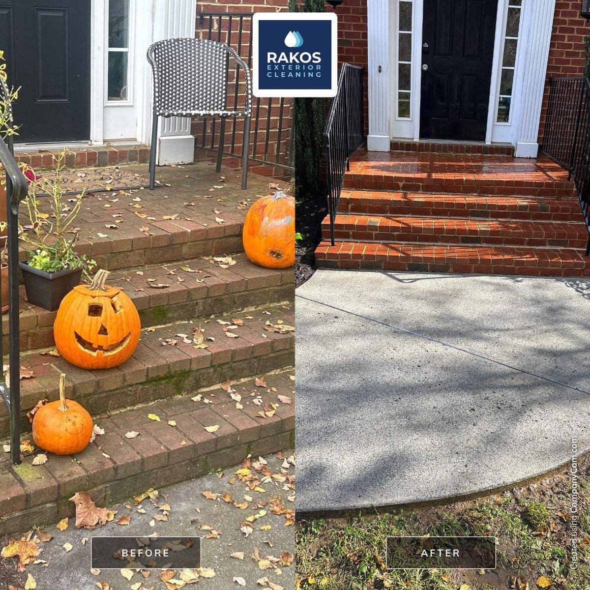 Concrete Cleaning for Rakos Exterior Cleaning in Lynchburg, VA