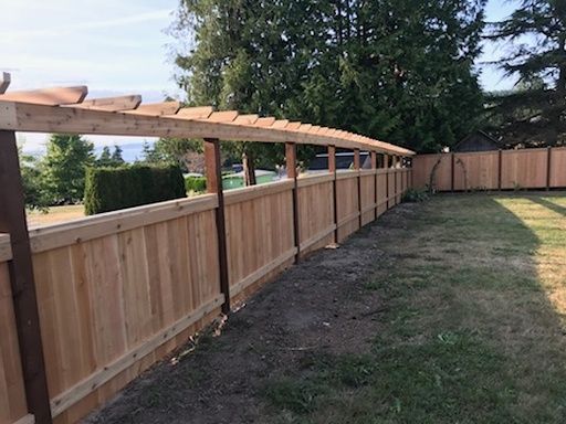 Fence Installation for McBride and Sons Fence in Camano, WA