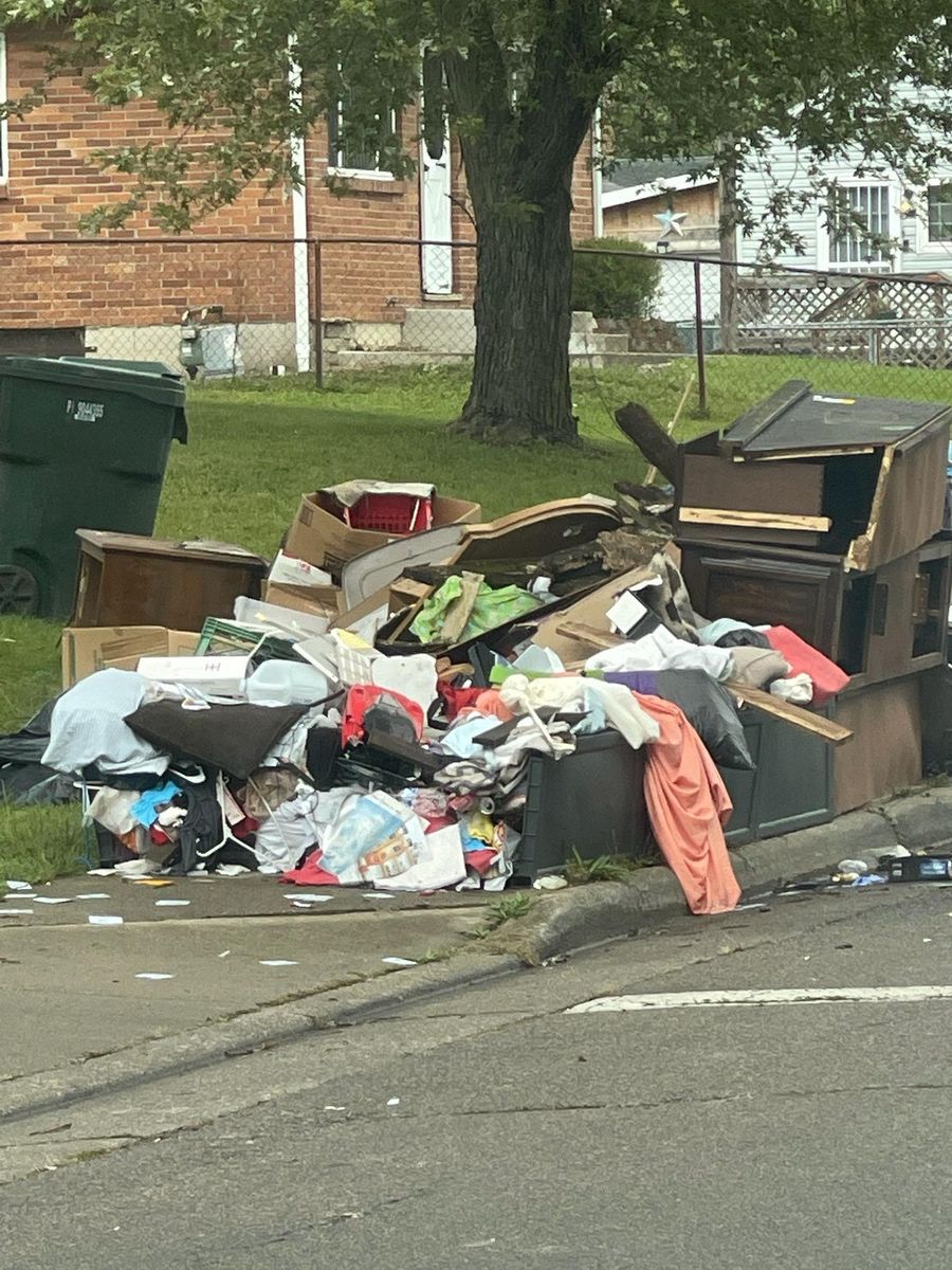 Illegal dump cleanup for Major Men Junk Removal in Columbus, OH