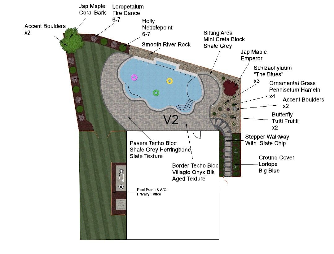 Landscape Design for Green Works Landscaping in Clayton, NC