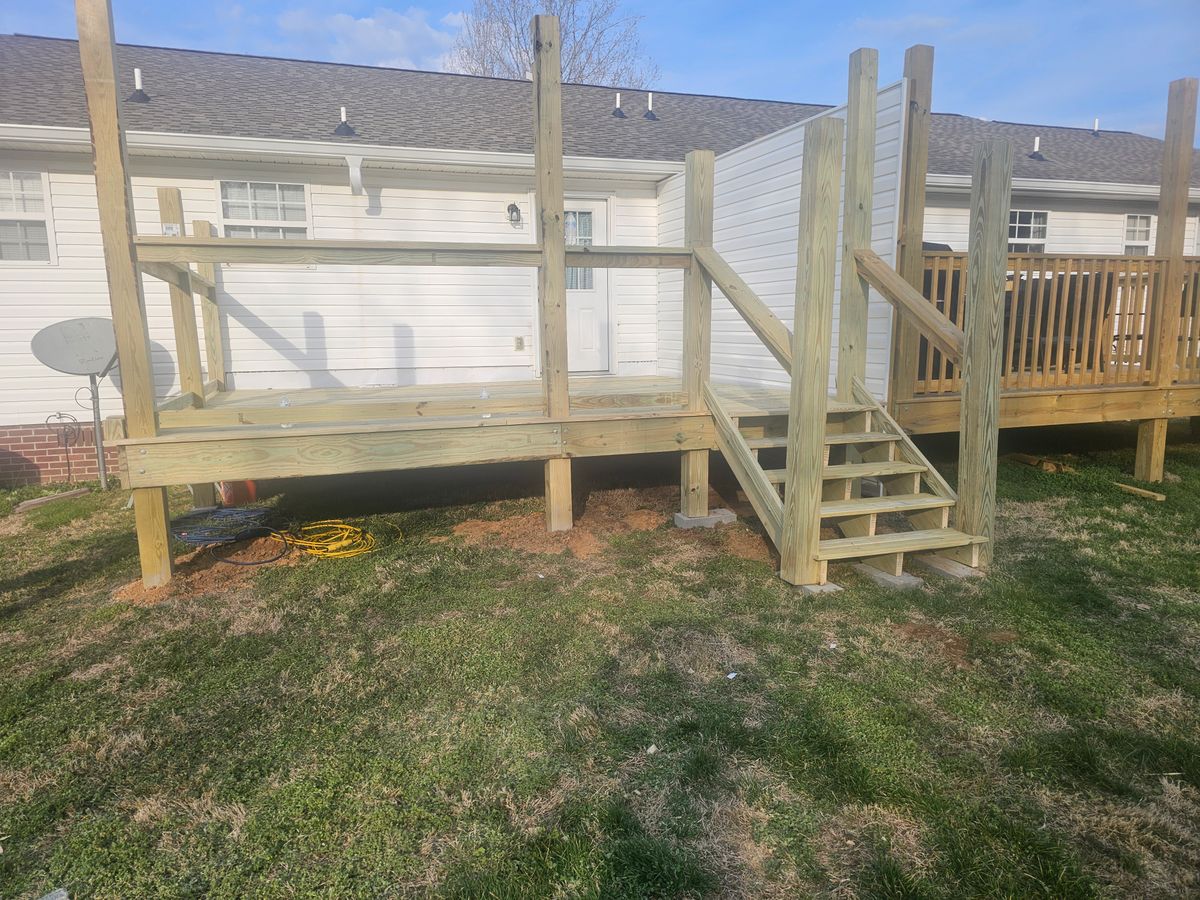 Decking for A&D Home Improvements in Cleveland, TN
