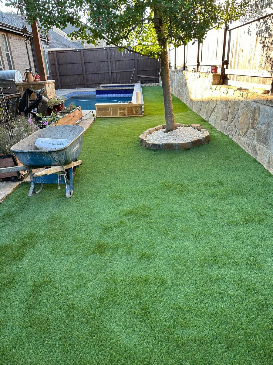 Turf/ Sod Install for Guerrero's Landscape in Fort Worth,  TX