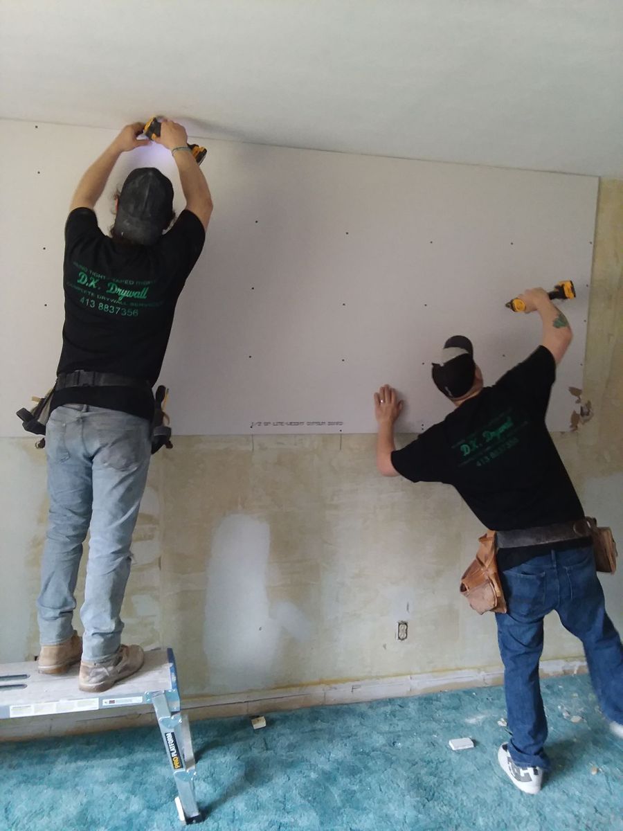 New Construction Drywall Installation for 2nd Generation Drywall in East Longmeadow, MA