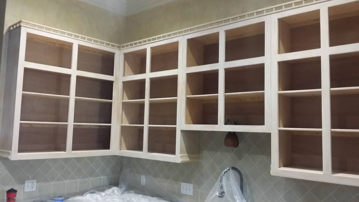 Kitchen and Cabinet Refinishing for Cheap and Cheerful Painter in Georgetown, TX