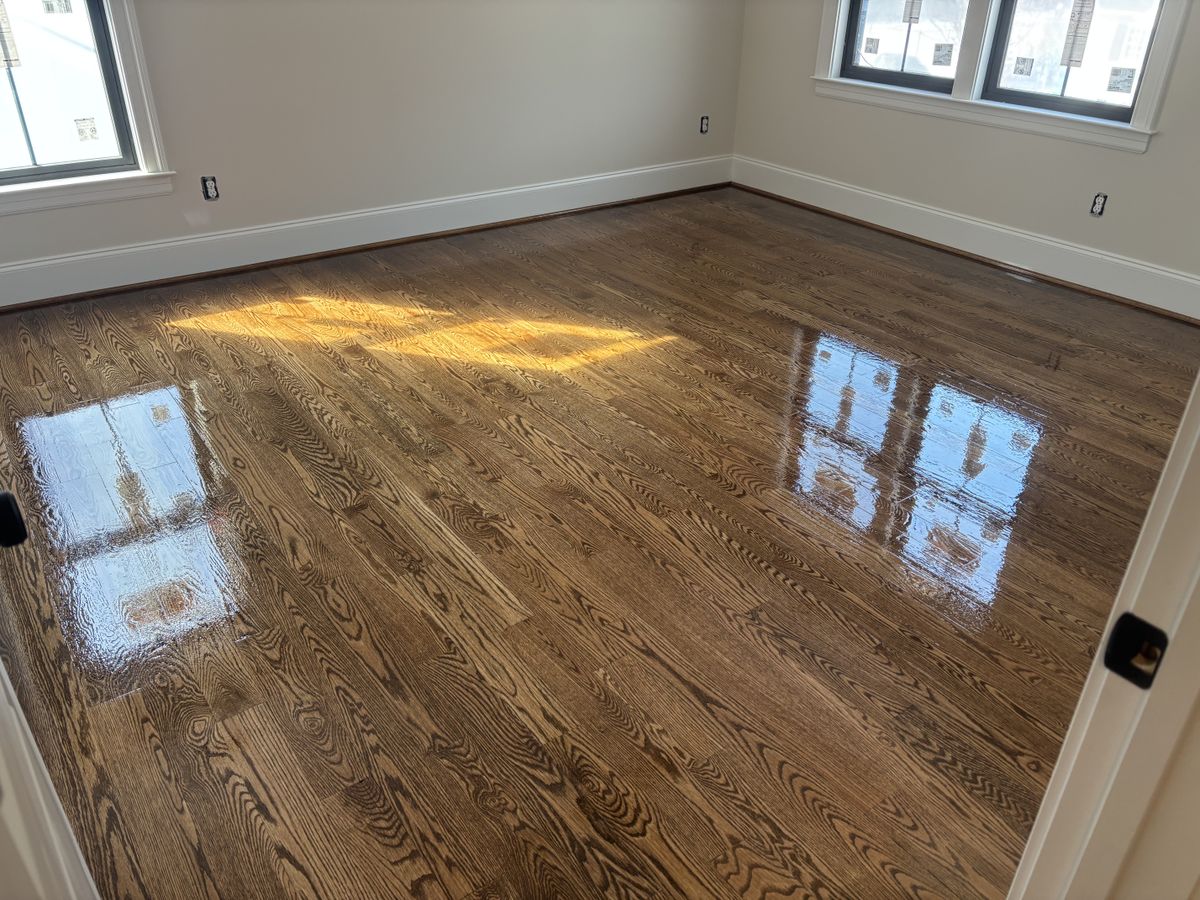 Refinishing hardwood flooring for Jason Tench Flooring LLC in Richmond, VA