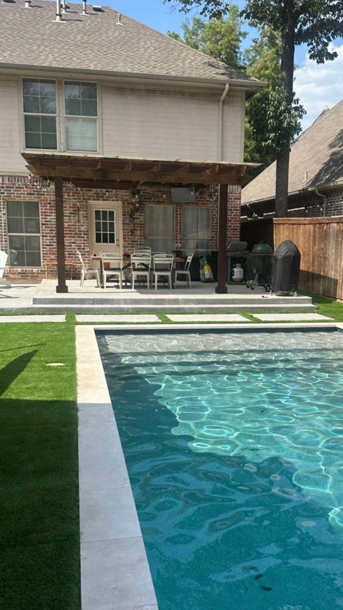 Synthetic Turf & Sod Installation for Walker Custom Exteriors in Dallas, TX
