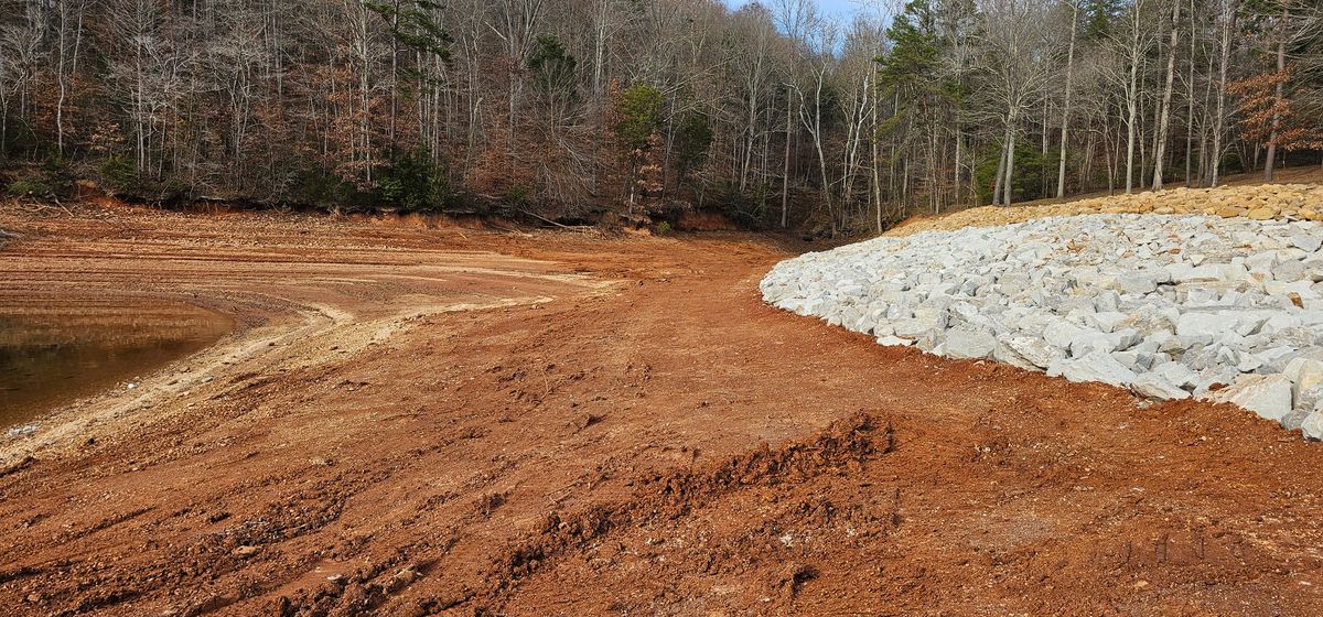 Shoreline Erosion Control for Restoration Shoreline Norris Lake Rip Rap in Norris Lake, TN