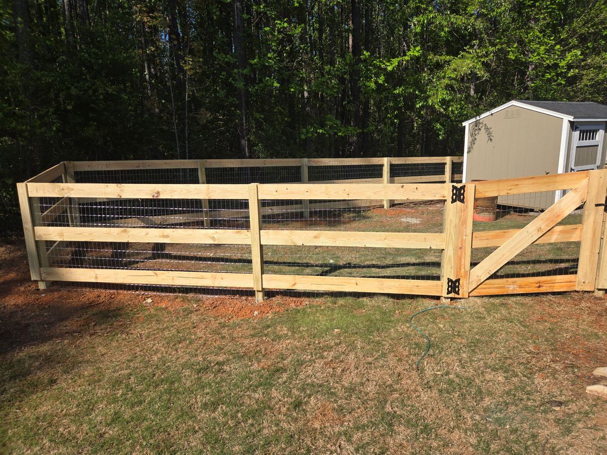 Fence Installation for Premier Fence in Marietta, GA