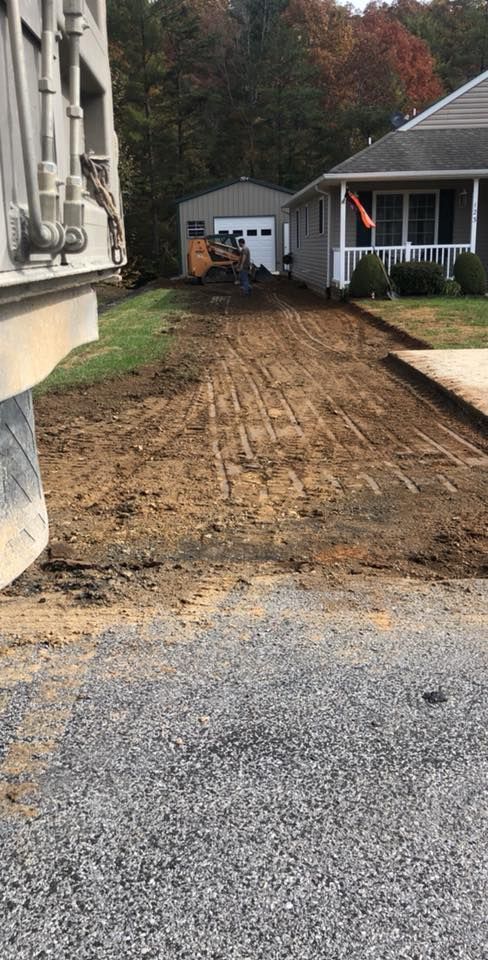 Site Preparation for Sprouse’s Hauling and Excavating in Craigsville, VA