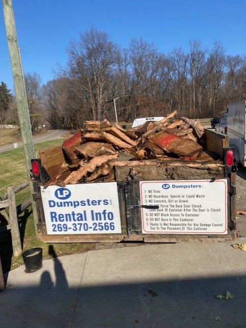 Construction Dumpster Rentals for LP Dumpsters LLC in Galesburg, MI