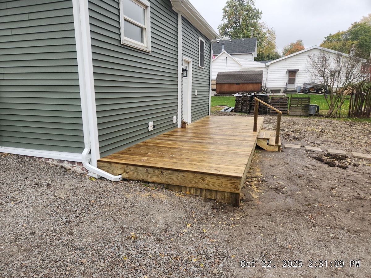 Deck & Patio Installation for Cornerstone Builds in LaGrange, IN