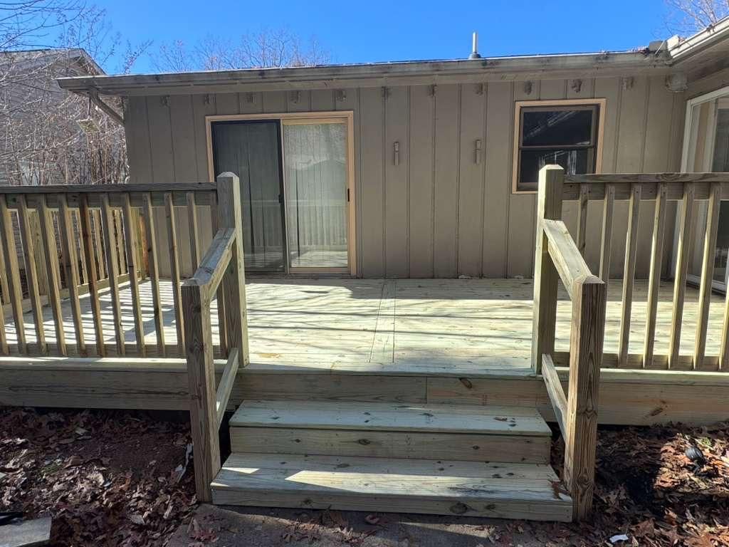 New Deck Construction for Storm Roofing, LLC in Cookeville, TN