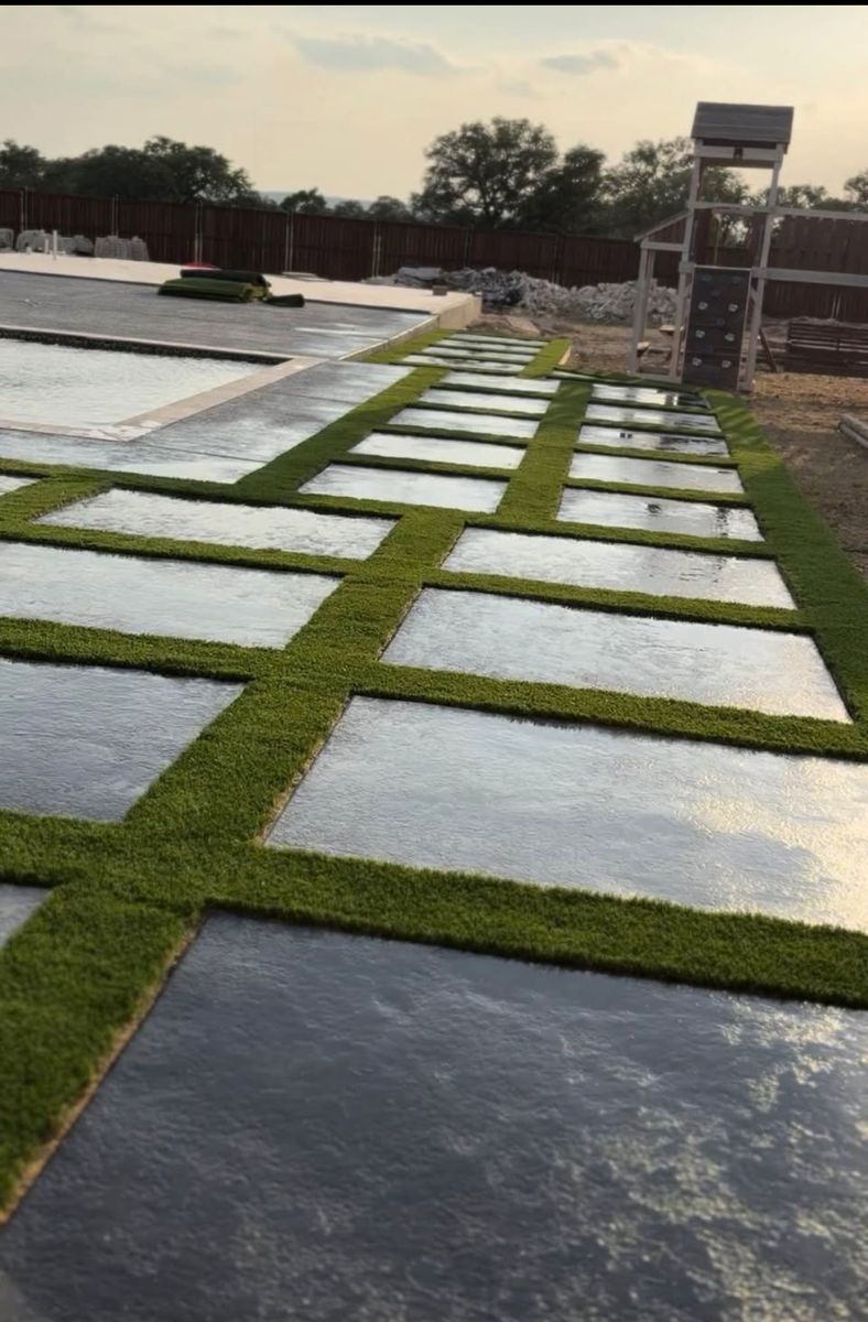Turf Installation for Creative Edge Co. in San Antonio, TX